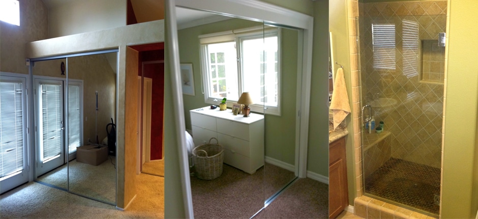 closet door replacement and repair examples of our work in San Diego County